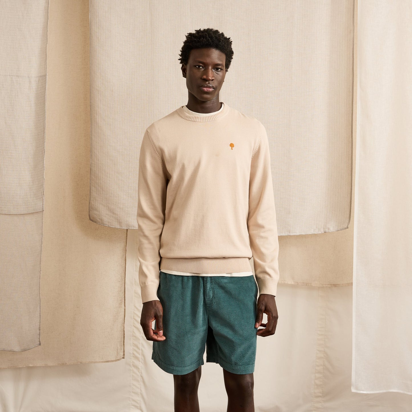 Chevre Short Woven Green