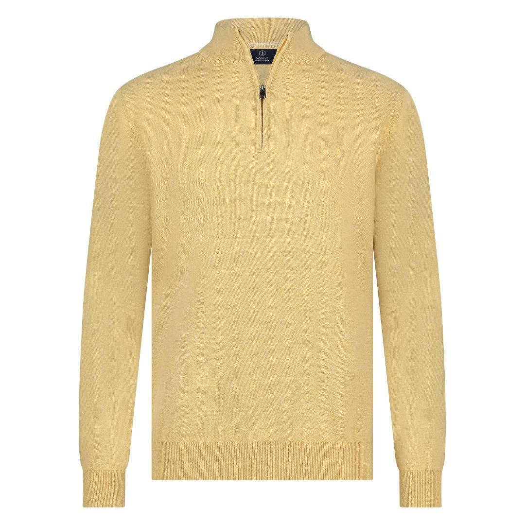 Hince Pullover Zip Ochre
