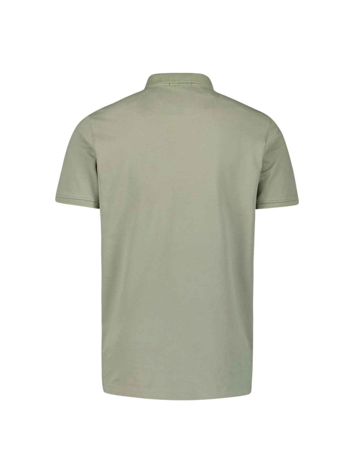 Polo Zip Pique Garment Dyed