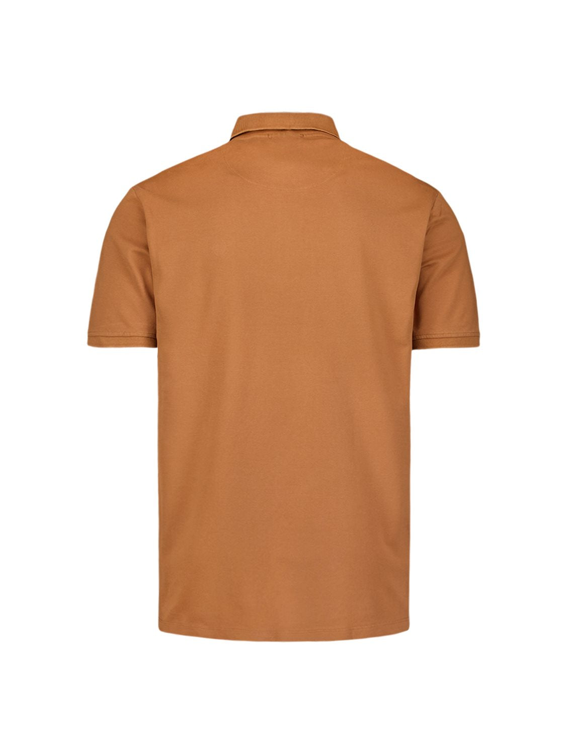 Polo Zip Pique Garment Dyed