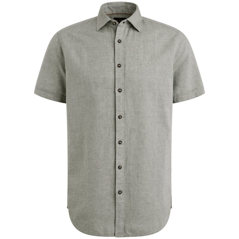 Shirt Cottn Linen Lichen Green