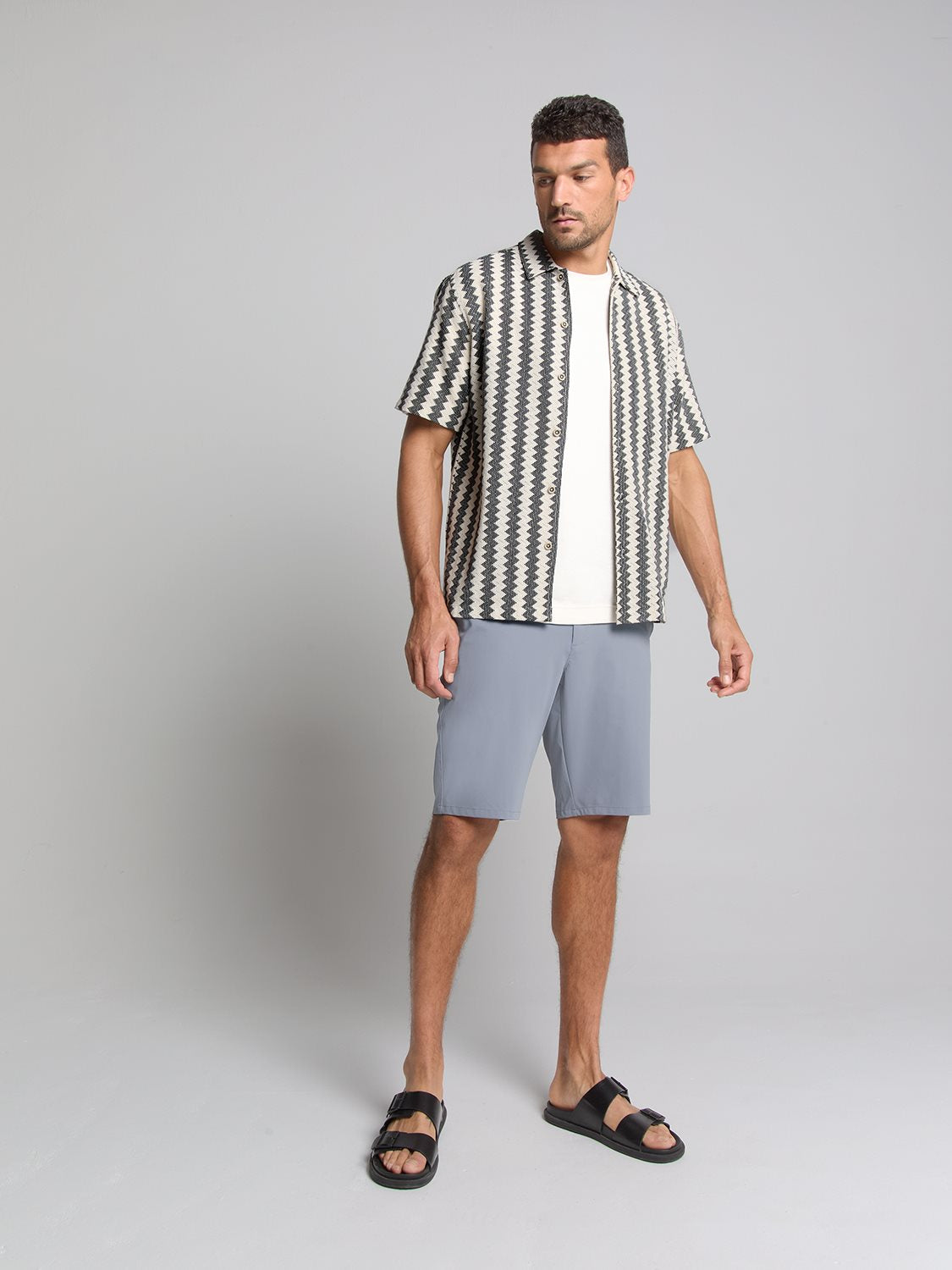 Shirt Zig Zag Offwhite