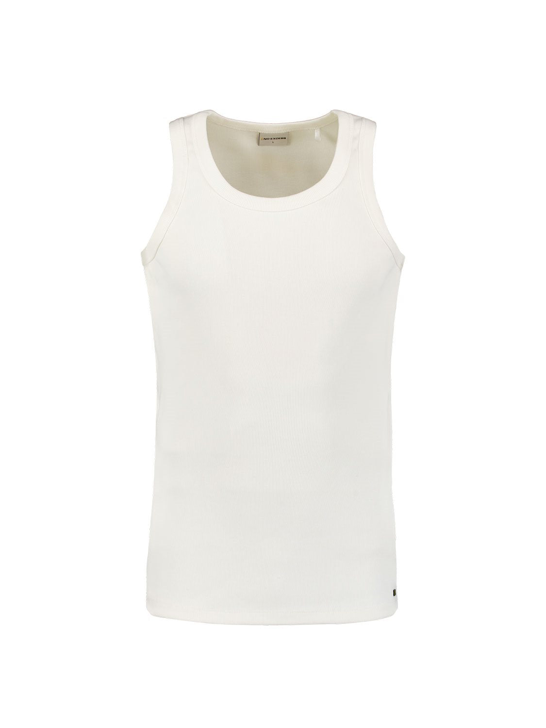 Singlet Solid Rib Offwhite