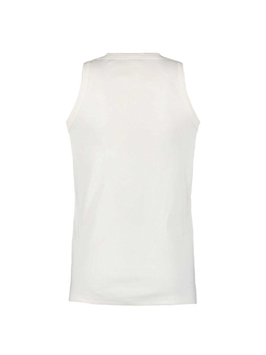Singlet Solid Rib Offwhite