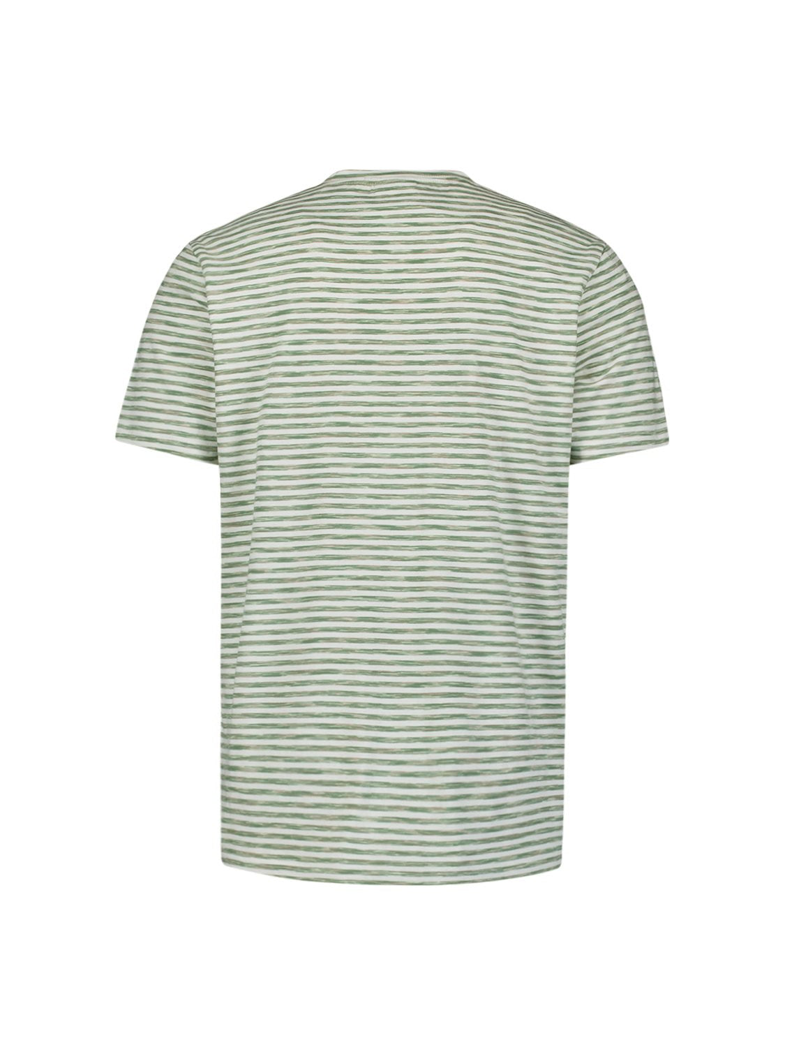T-shirt Melange Stripe Green
