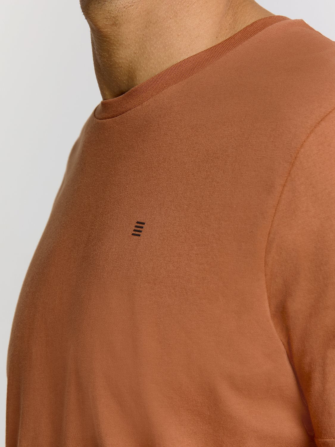 t-shirt Solid Caramel