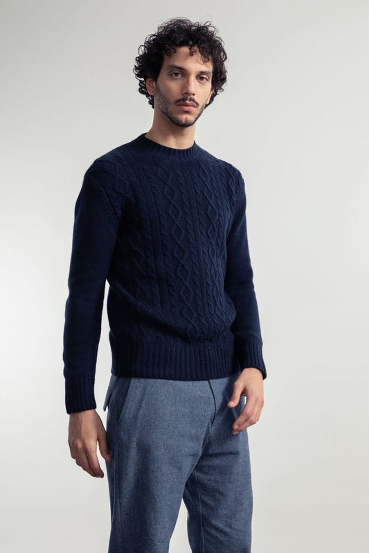 Amos Wool Blue Mora