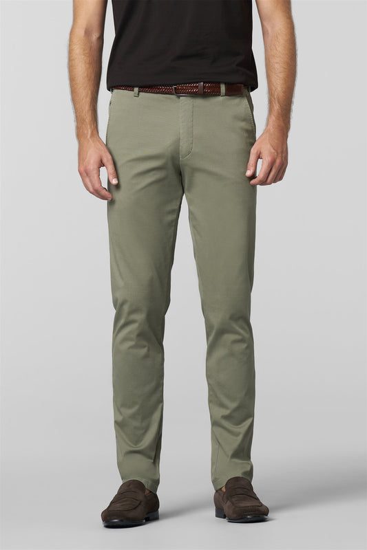 Chino Bonn Fine Print Groen