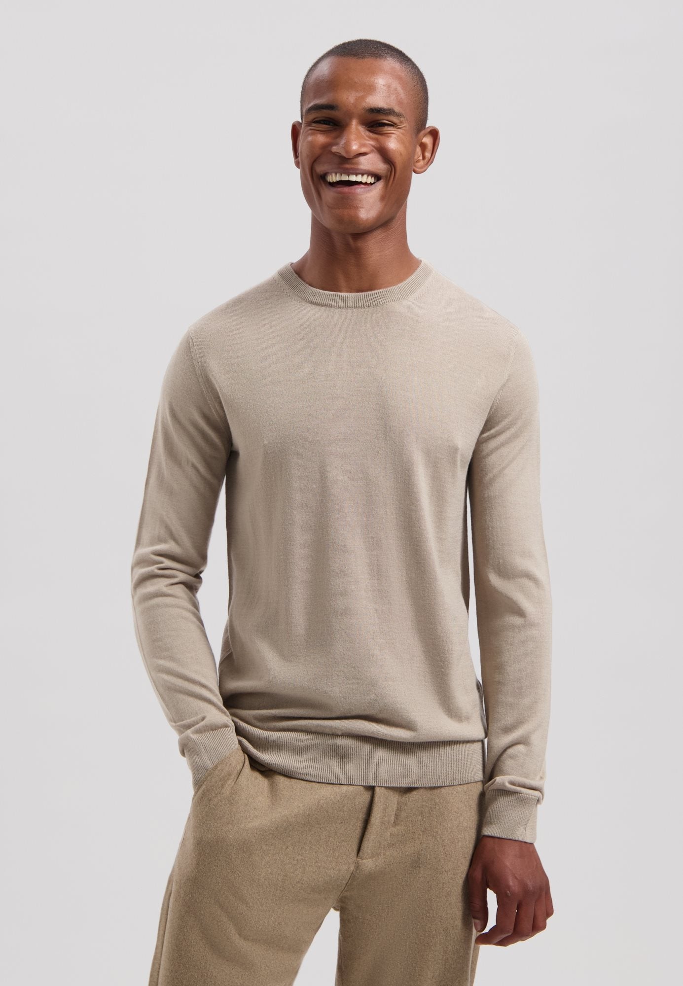 Destin Crew Merino Wool Oak