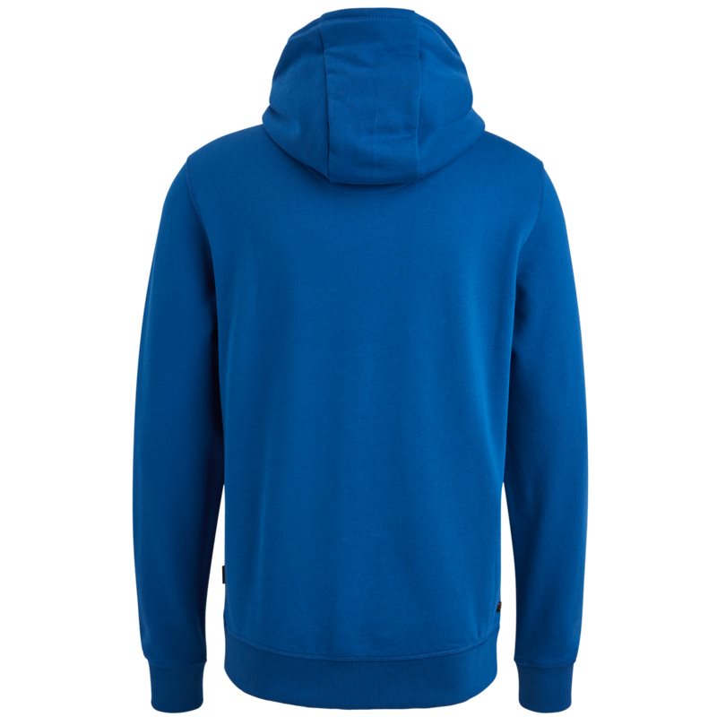 Hooded Terry Brushed True Blue