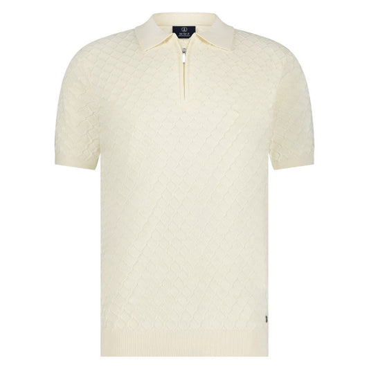 Ian Polo Zip Off-White