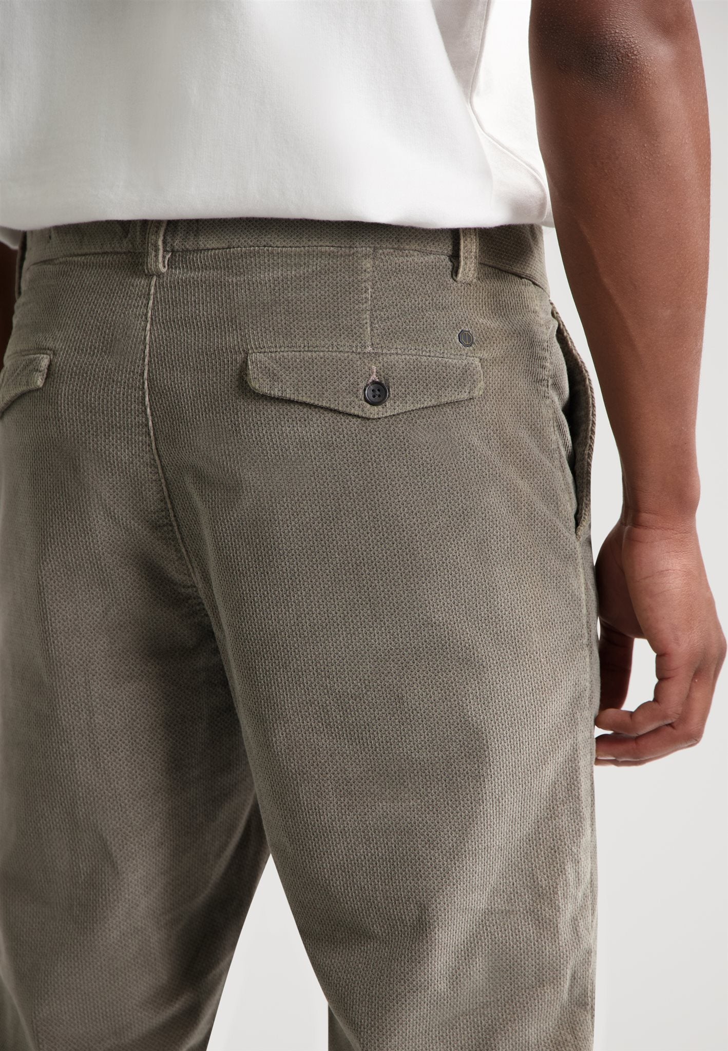 Lancaster Chino Cord Driftwood