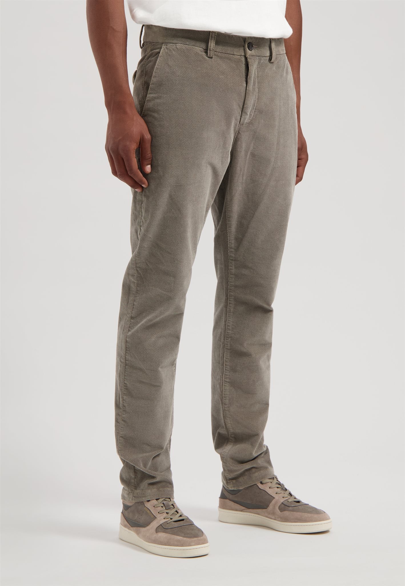 Lancaster Chino Cord Driftwood