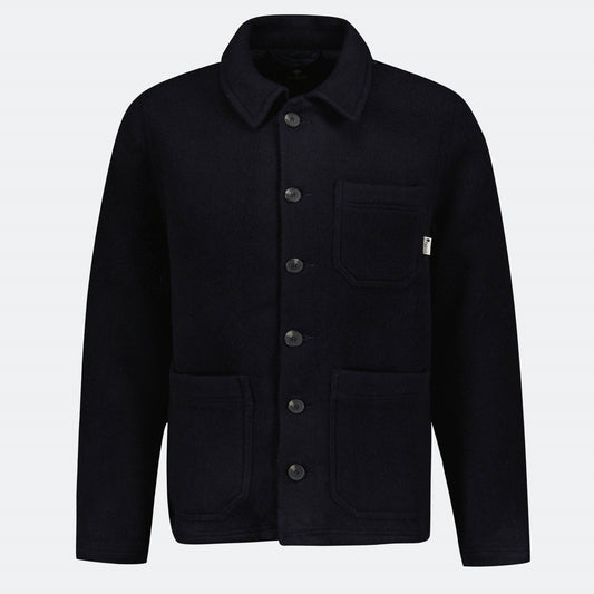 Lorge Overshirt Wool Navy