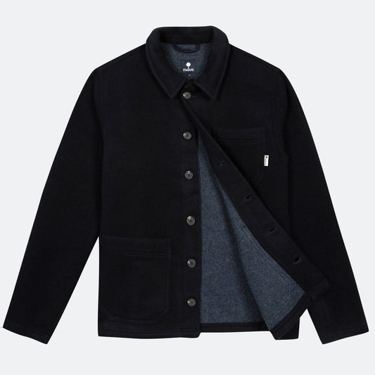 Lorge Overshirt Wool Navy