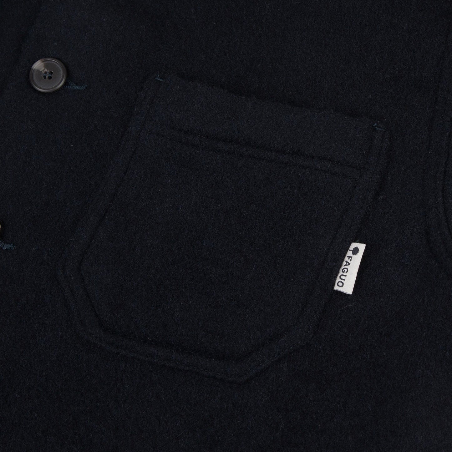 Lorge Overshirt Wool Navy