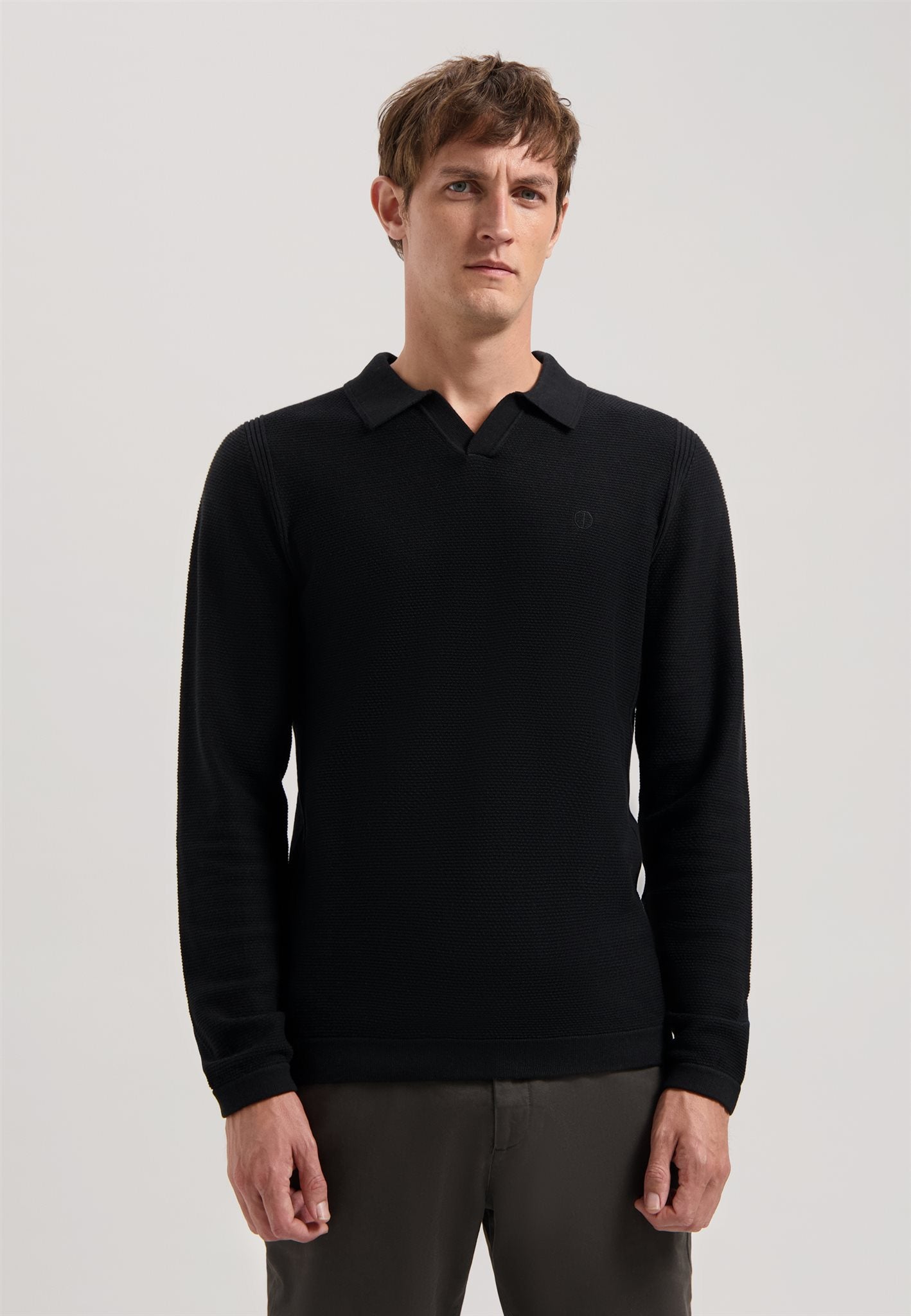 Mercury Polo Long Sleeve Black