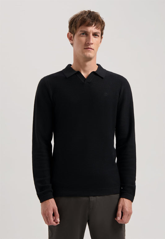 Mercury Polo Long Sleeve Black