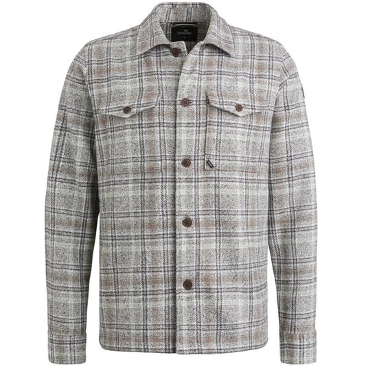 Overshirt Boucle Check Jet Str