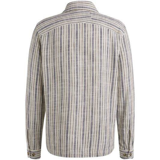 Overshirt Twill Stripe Blue
