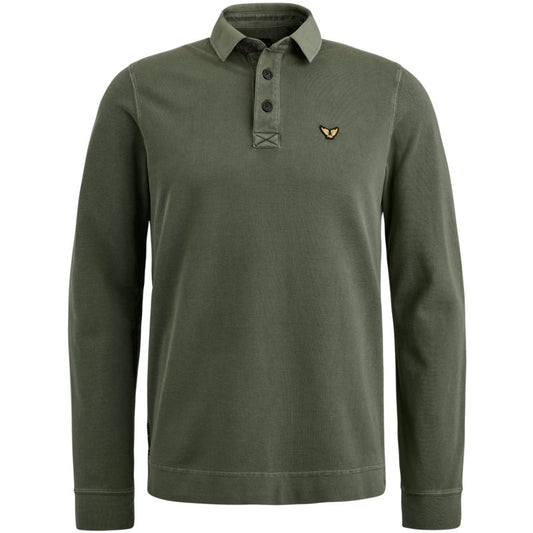 Polo Long Pique Olive Night