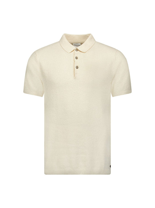 Polo Solid Relief Knit Cream
