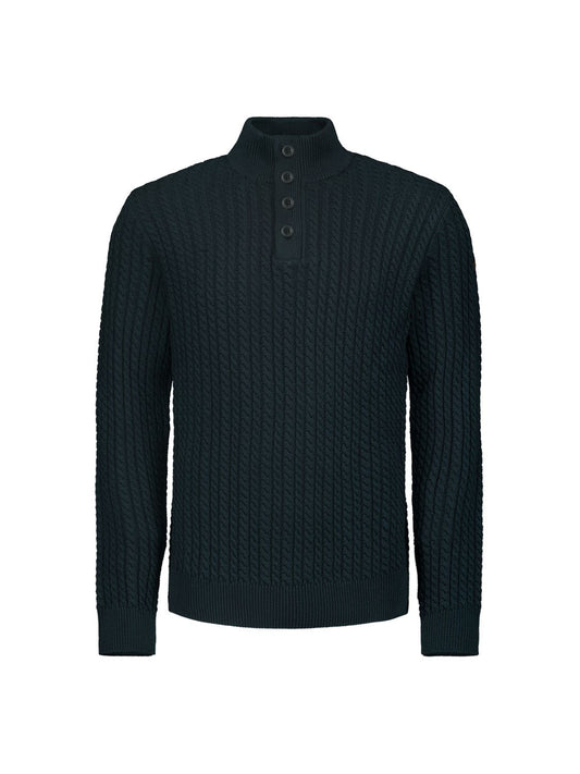 Pullover Solid Jacquard Night