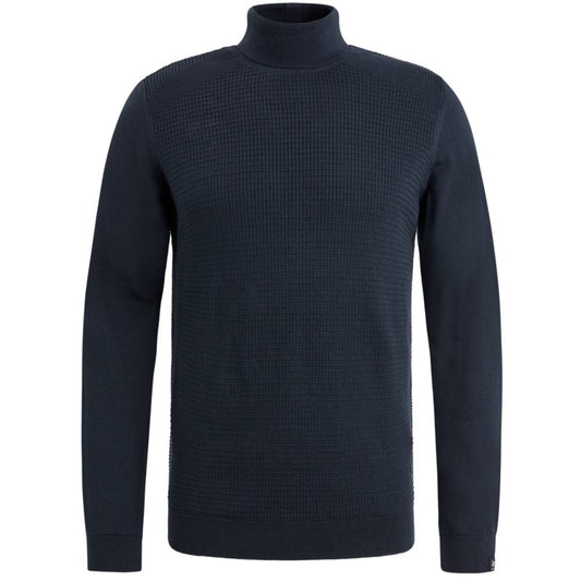 Roll Neck Pima Cotton Sky Capt