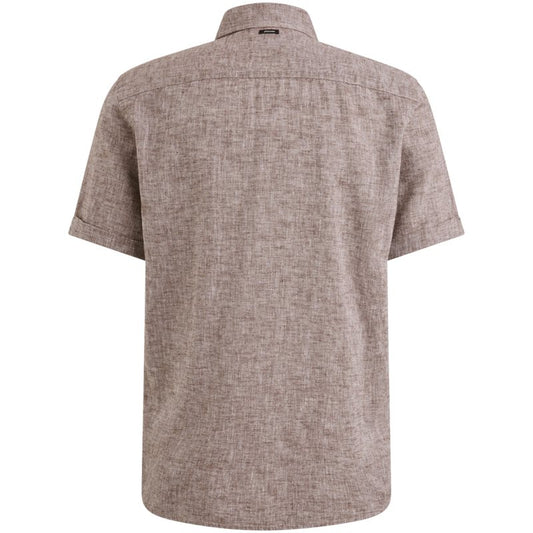 Shirt Cotton Linen Chocolate