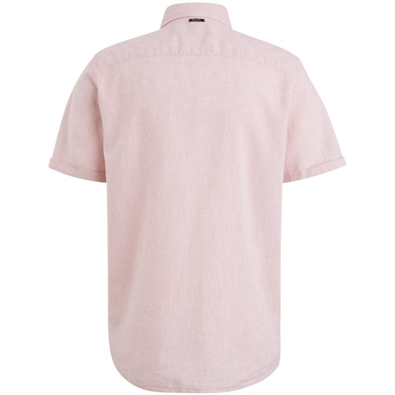 Shirt Ctn/Linen Blend Rose Tan
