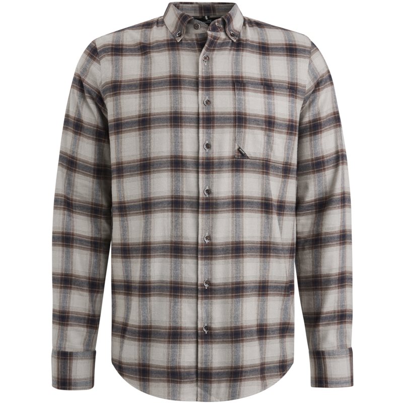 Shirt Flanel Check Pure Ecru