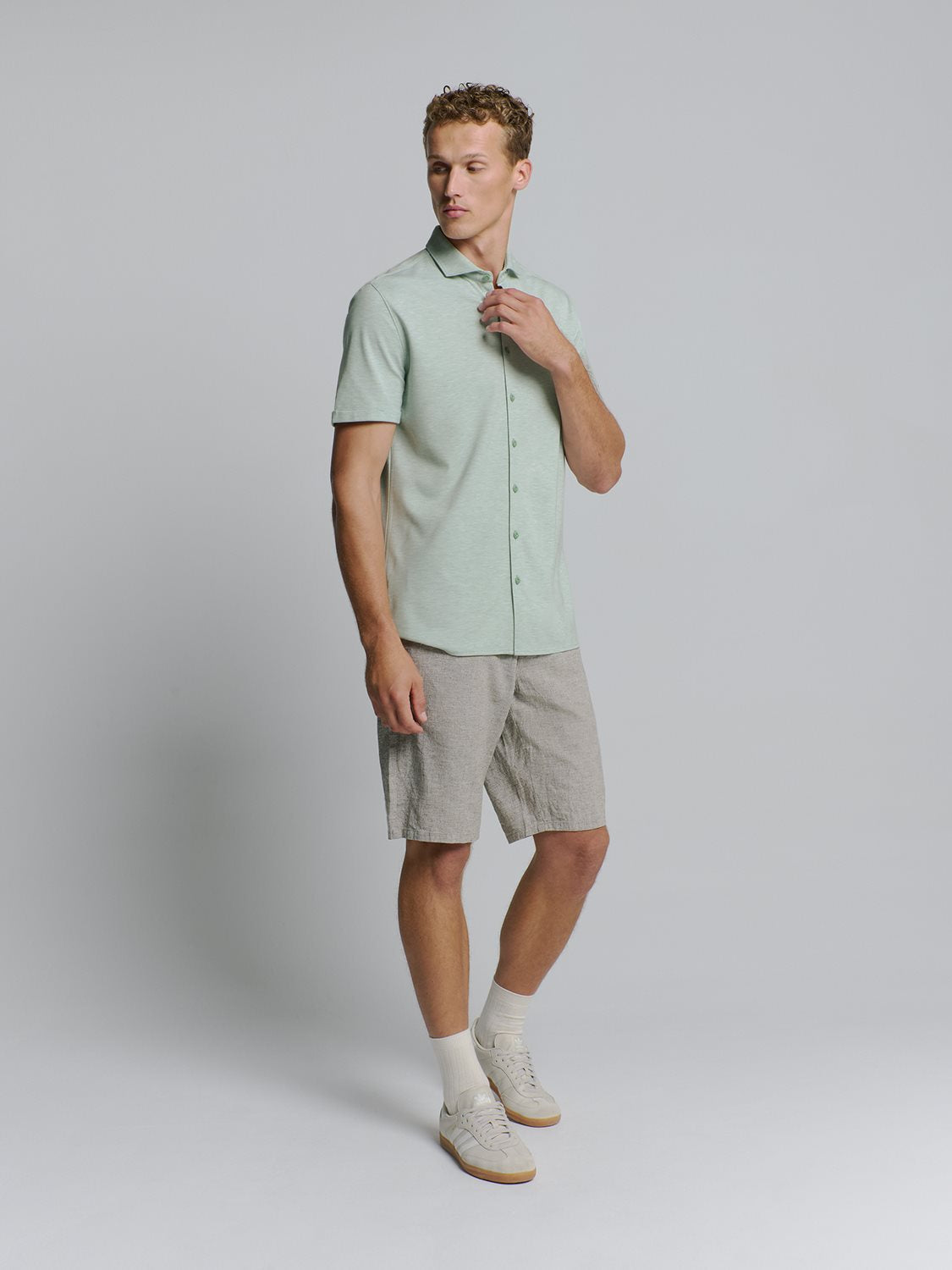 Shirt Jersey Stretch Mint