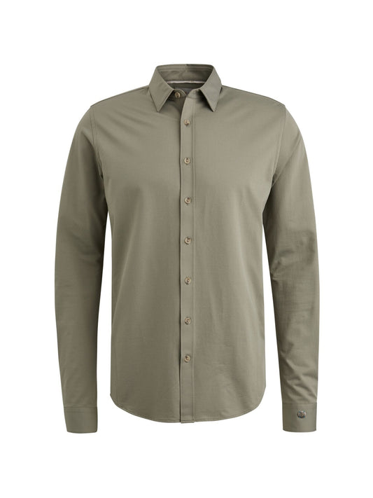 Shirt Twill Jersey Smokey Oliv