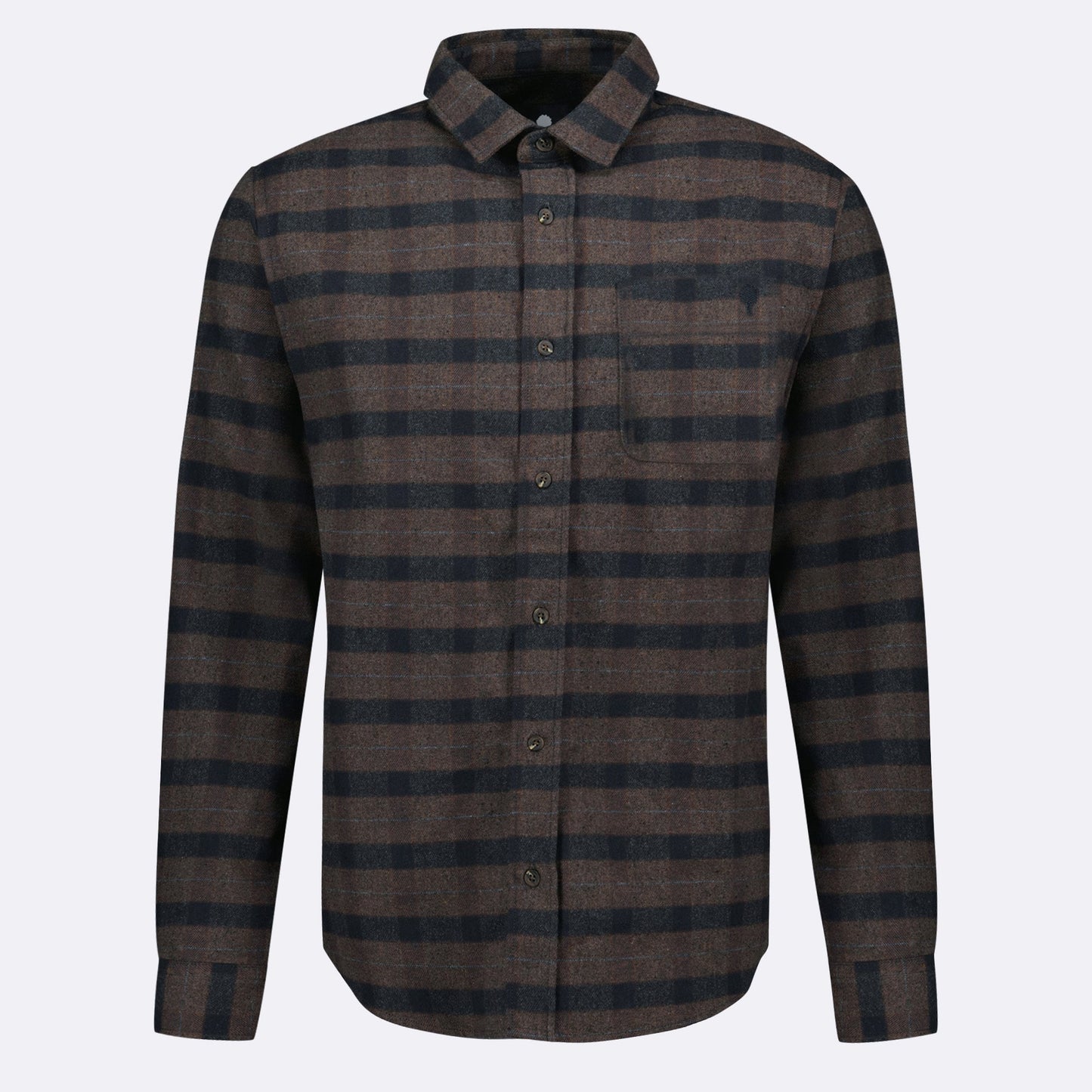 Signy Shirt Cotton Check Brown