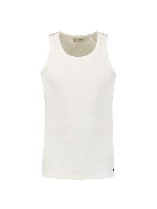 Singlet Solid Rib Offwhite