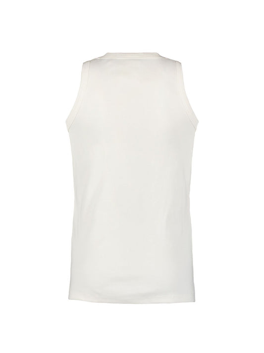Singlet Solid Rib Offwhite