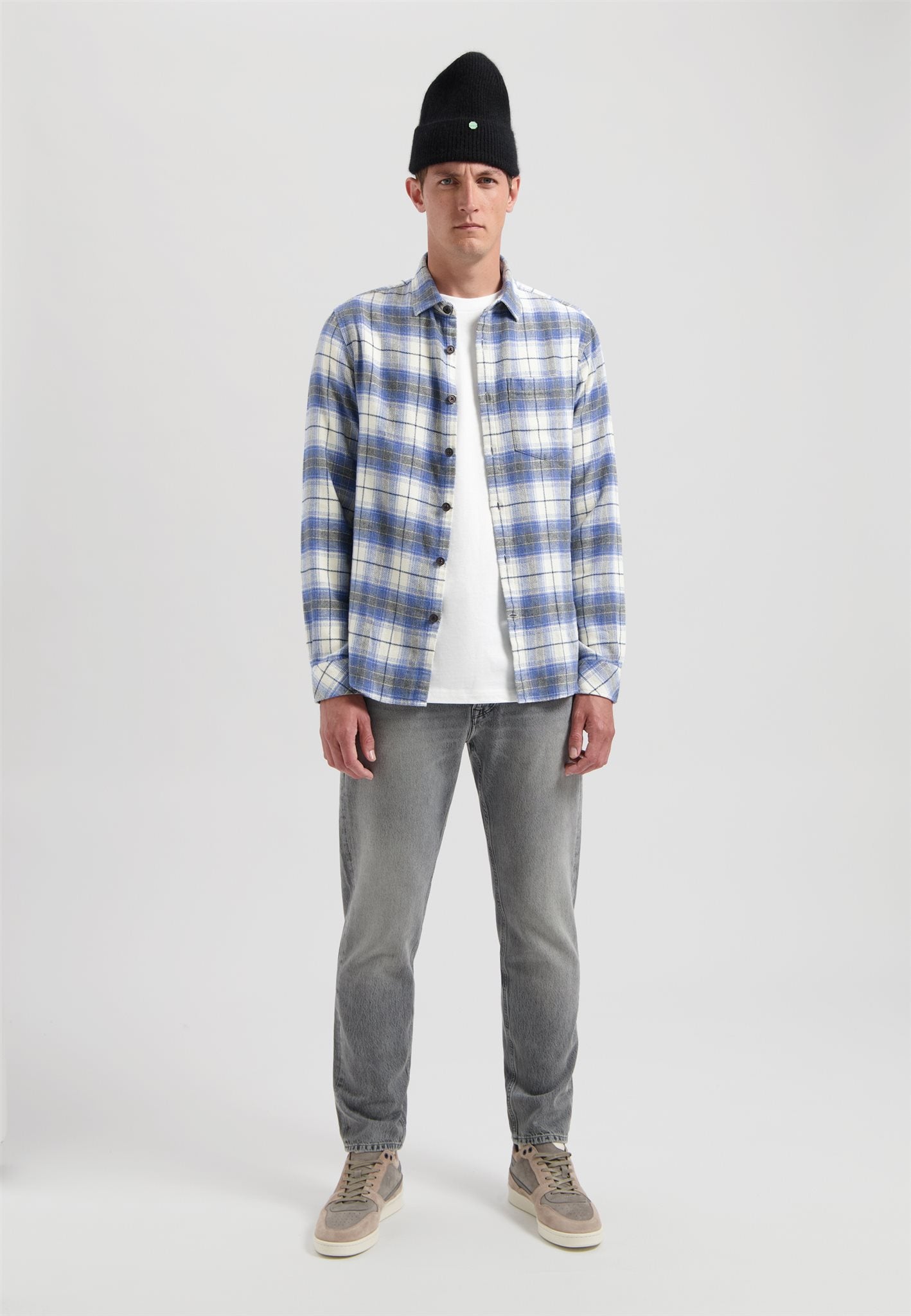 Stein Flanel Shirt Silverbirch