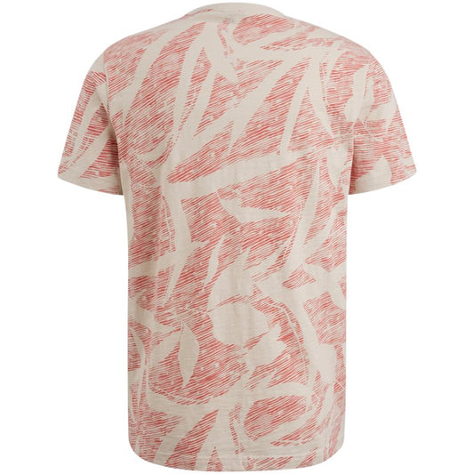 T-Shirt Jersey Print Hot Coral