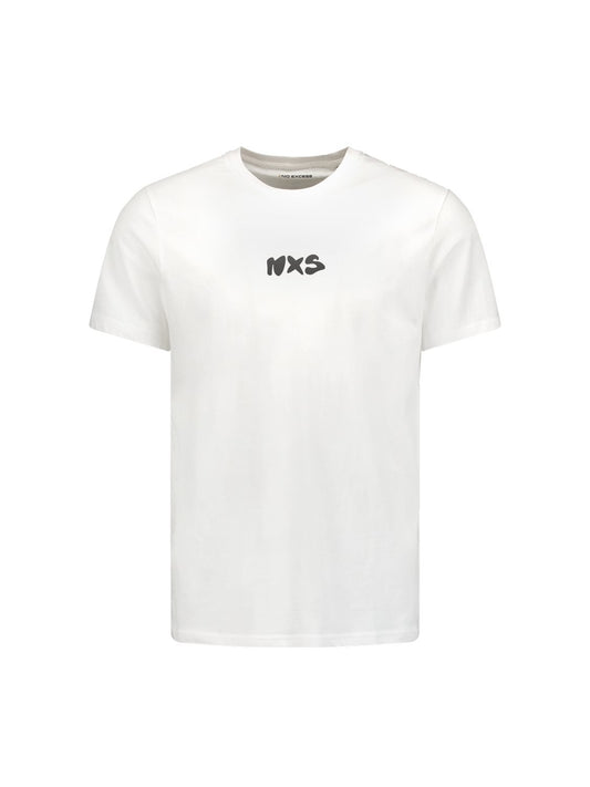 T-shirt Crewneck Print White