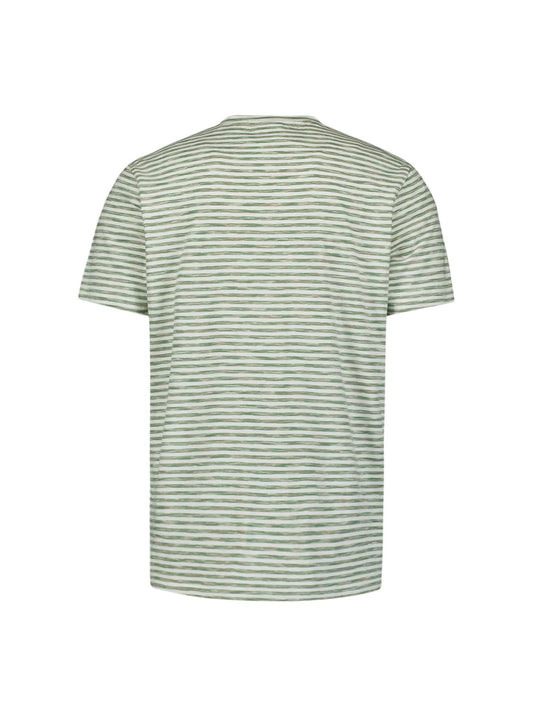 T-shirt Melange Stripe Green