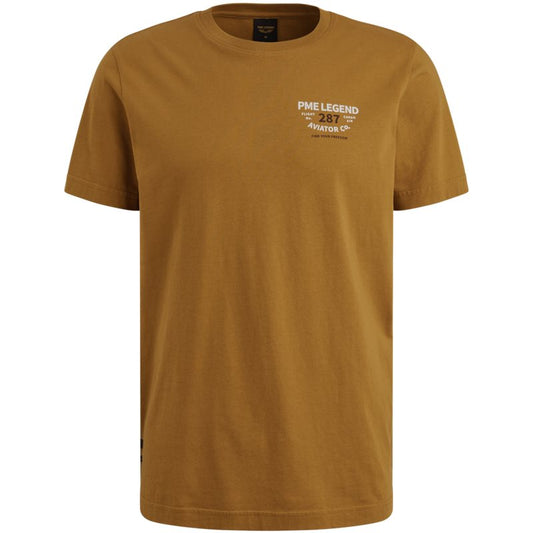 T-shirt Play Golden Brown