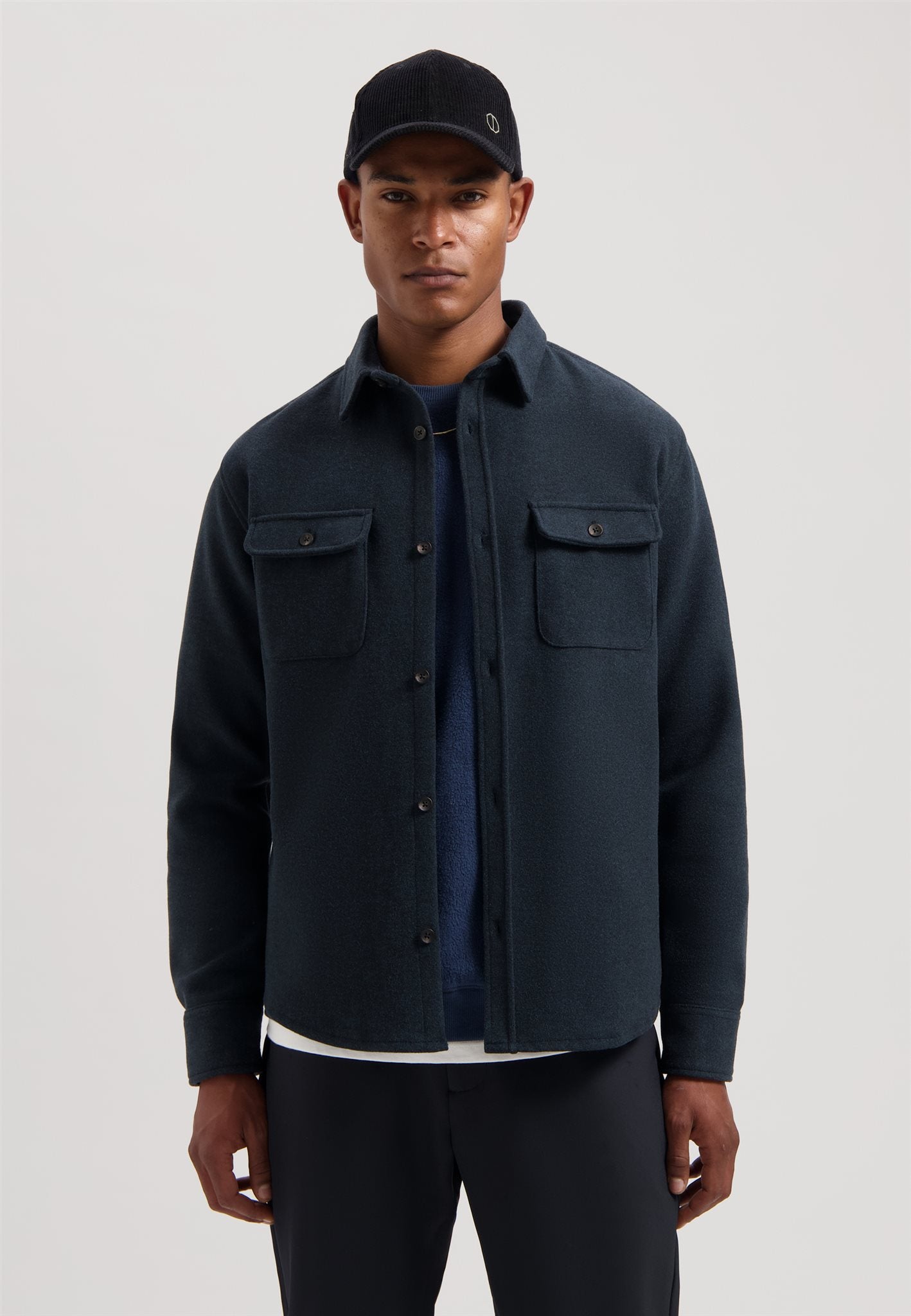 Ulrik Overshirt Colegiate Blue