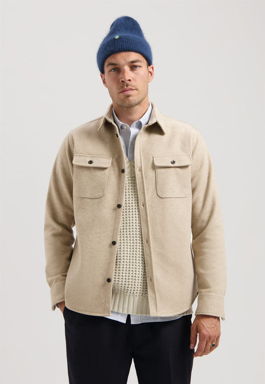 Ulrik Overshirt Tannin Beige