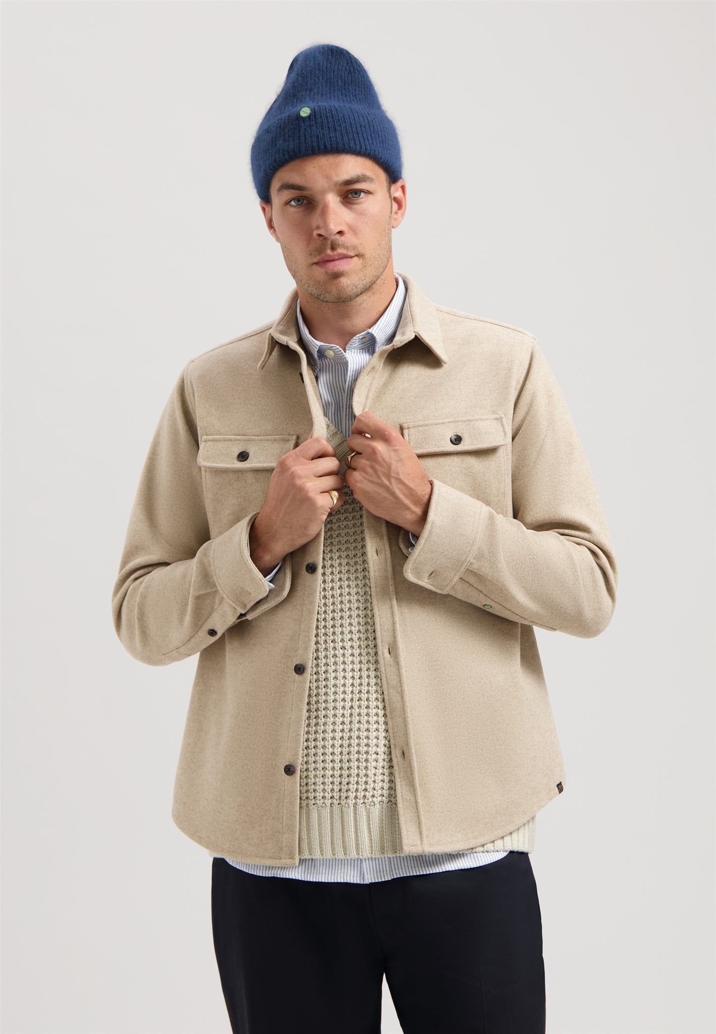 Ulrik Overshirt Tannin Beige