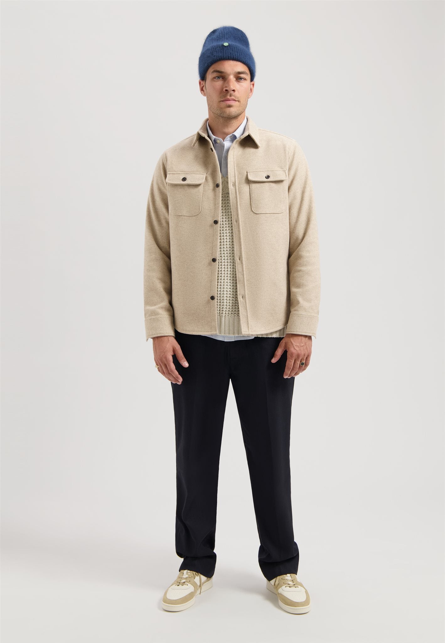 Ulrik Overshirt Tannin Beige