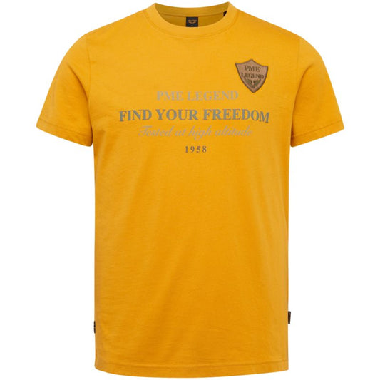 T-Shirt R-Neck Golden Yellow
